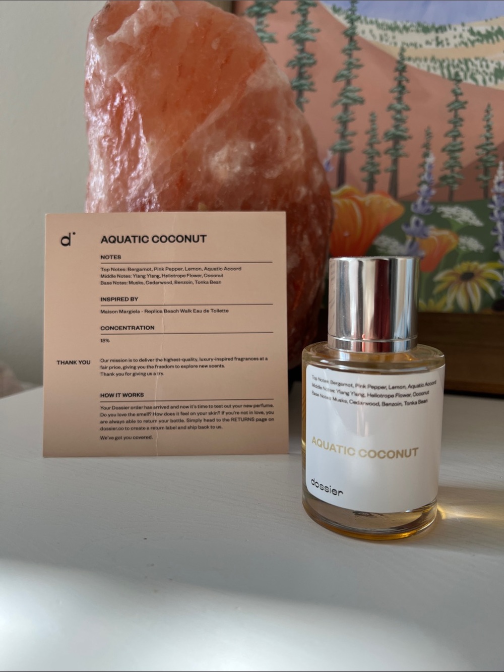 Dossier Aquatic Coconut Eau de Parfum - White